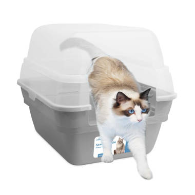 Large deep cat litter cheap boxes